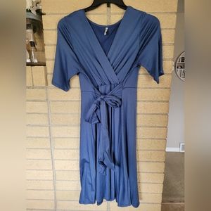 Blue Maternity Dress